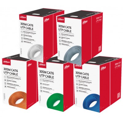  Dahua DH-PFM920I-6UN-C CAT6 305 Meter UTP Cable